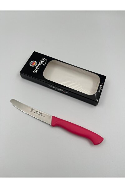 Solingen Orijinal Ritter Tırtıklı Doğrama Bıçağı - Pembe