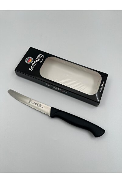 Solingen Orijinal Ritter Tırtıklı Doğrama Bıçağı - Siyah