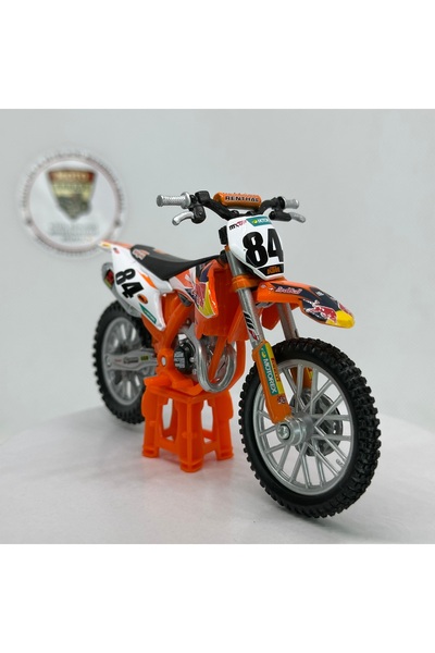 BBURAGO KTM 450 SX-F Factory Edition 2018 نموذج دراجة نارية مصبوبة بمقياس 1:18 -