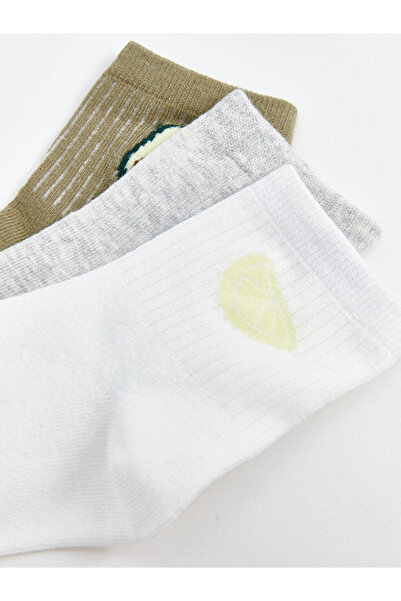 LC Waikiki Create Your Style with Uzg Store |   Printed Women's Socks 3-Pack