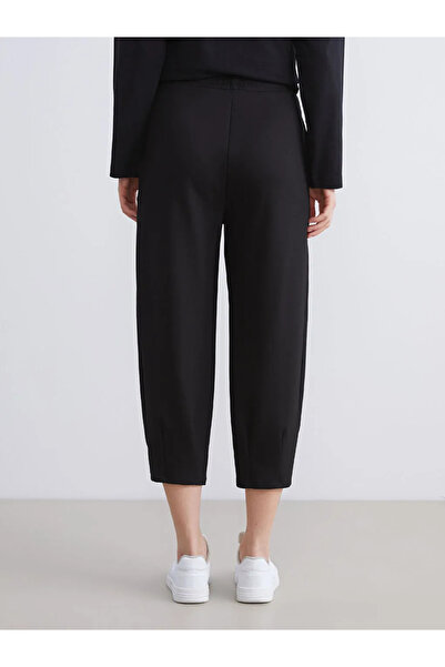 LC Waikiki LCWAIKIKI ClassicSiyah Beli Lastikli Kadın Eşofman Altı