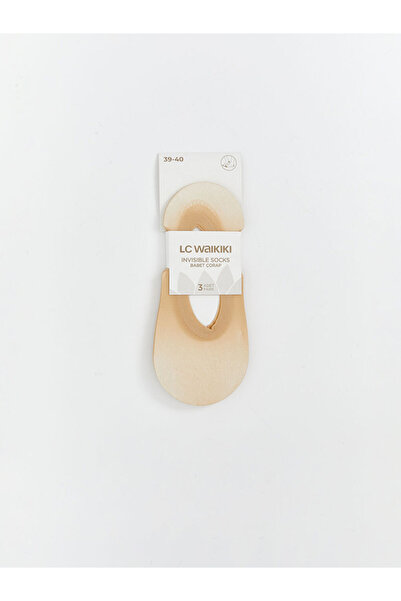 LC Waikiki Sparkling Selections from Shining Store |   Women's Plain Ballerina Socks 3-Pack