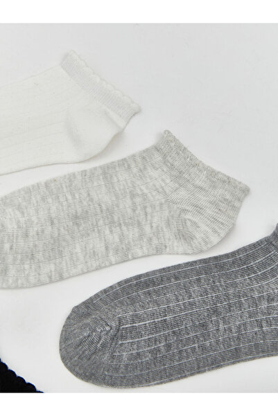 LC Waikiki Create Your Style from Uzg Store |   Women's Plain Booties Socks 5-Piece