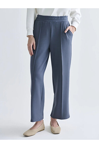 LC Waikiki LCWAIKIKI BasicAntrasit Beli Lastikli Kadın Eşofman Altı