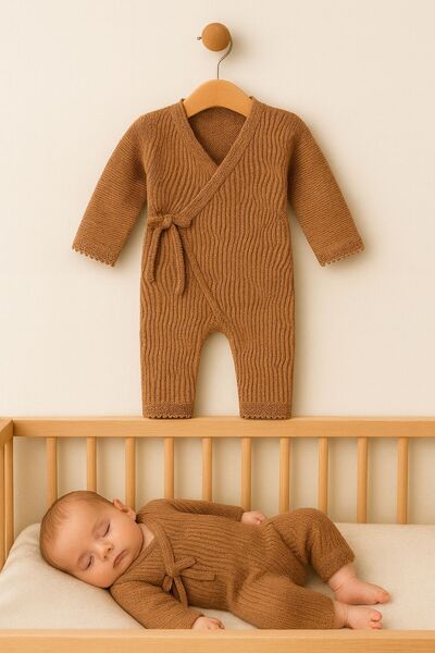 Minytrendy Girl Boy Baby Child Knitwear Children Winter Jumpsuit Newborn Jumpsuit Baby Gift