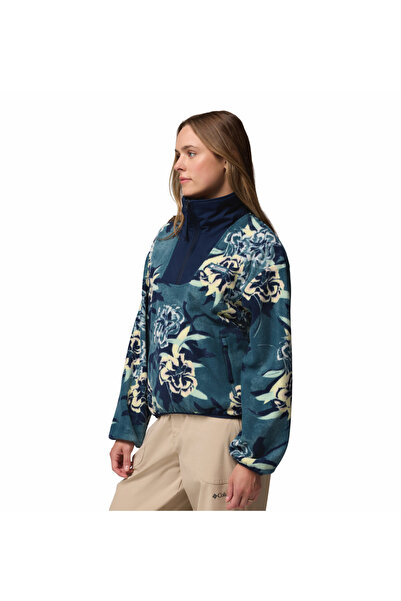 Columbia Sequoia Grove Printed Yarım Fermuarlı Kadın Polar Üst