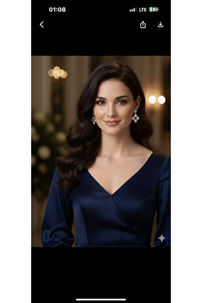 Manu Collection Kadın Çelik gold detaylı taşlı trend küpe sınırlı sayıda özel tasarım