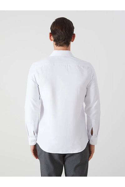 LC Waikiki Slim Fit μακρυμάνικο ανδρικό πουκάμισο Oxford