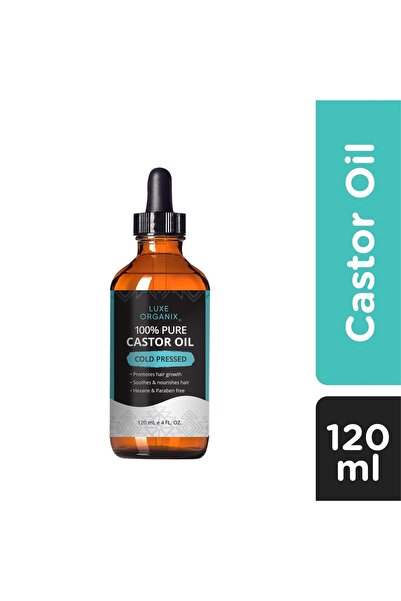 LUXE ORGANIX Castor Oil Drops Cold Pressed 120ml