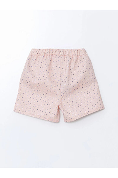 LC Waikiki Floral Gabardine Girl's Shorts