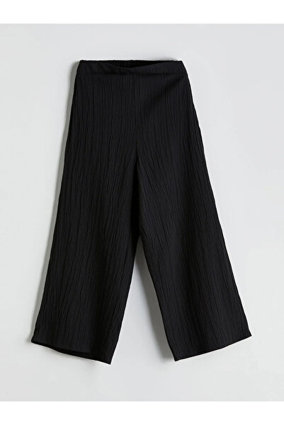 LC Waikiki Textured Women's Capri with Elastic Waist