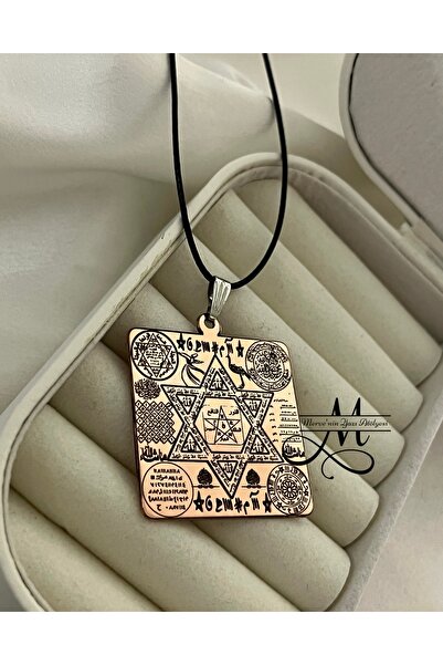 MerveninYaziAtolyesi Mührü’l Cinn Bakır Kolye