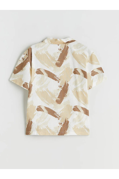 LC Waikiki Patterned Short Sleeve Boy Shirt