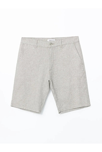 LC Waikiki Standard Fit Linen Blended Men's Shorts