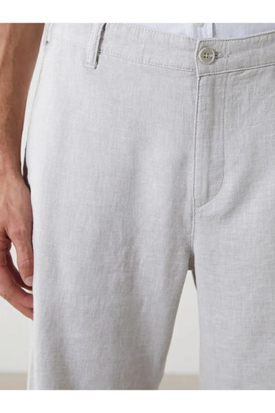 LC Waikiki Standard Fit Linen Blended Men's Shorts