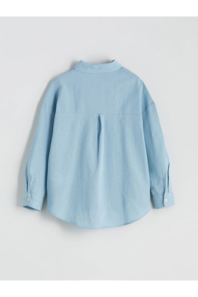 LC Waikiki Long Sleeve Girl's Textured Shirt