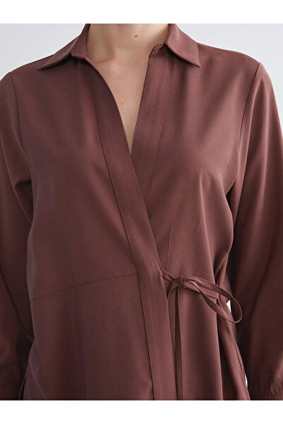 LC Waikiki Double Breasted Collar Women's Shirt Tunic