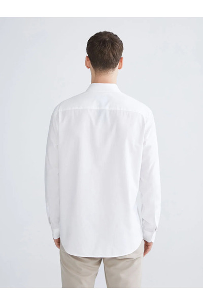 LC Waikiki Slim Fit μακρυμάνικο ανδρικό πουκάμισο Oxford