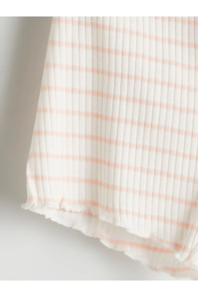 LC Waikiki Striped Baby Girl Shorts Pajama Set
