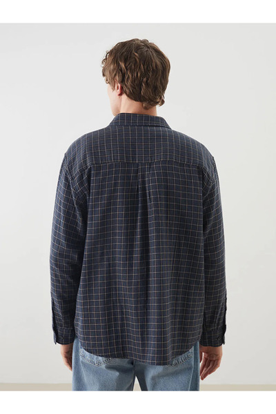 LC Waikiki Comfortable Fit Long Sleeve Plaid Men's Shirt