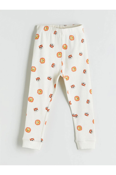 LC Waikiki Crew Neck Printed Baby Boy Pajama Set