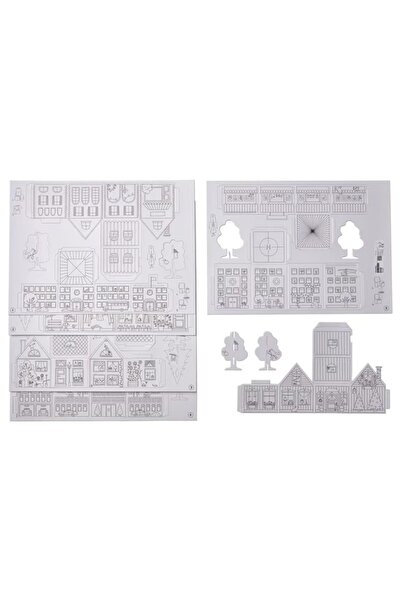 IKEA 10-Piece Cartoon City Set for Kids
