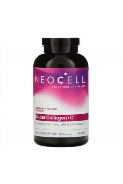 Neocell Super Collagen + C, Collagen Type 1 & 3, 250 Tablets