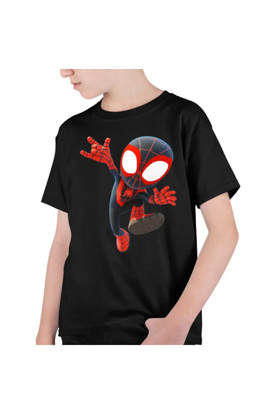 OEM Παιδικό Μπλουζάκι Marvel Spin Miles Morales για Αγόρια