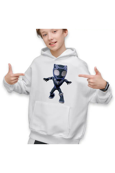 OEM Kids Boys Black Panther Spidey Sweatshirt