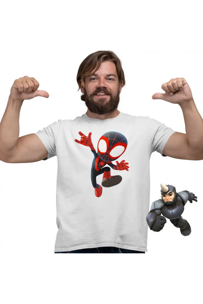 OEM Men's T-Shirt Spin Miles Morales Marvel