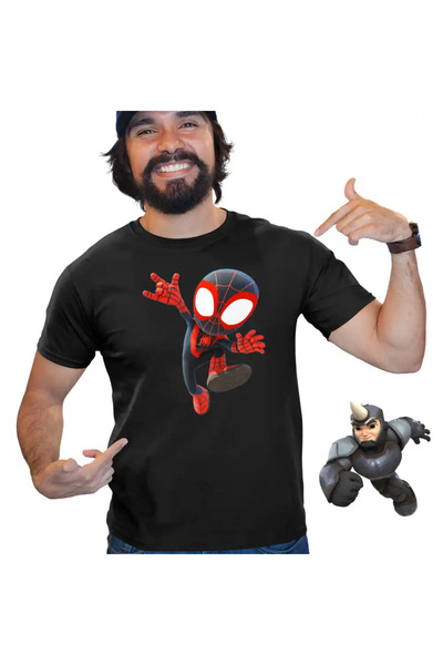 OEM Men's T-Shirt Spin Miles Morales Marvel
