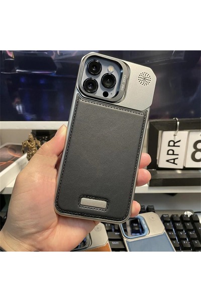 yotoo Luxury Borderless MagSafe Case for iPhone 16 Pro, Magnetic Leather, Slim Shock Proof Cover