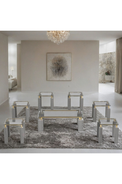 Tasamem Dafia 7-piece tea table set