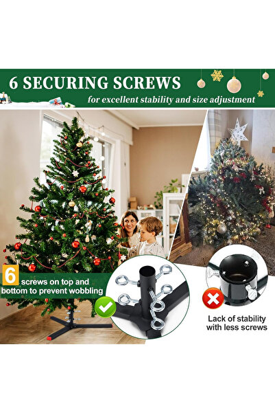 OEM Metal stand for winter holiday tree, thickness 3.2 cm
