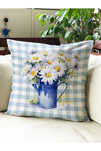 milroma Βελούδινο κάλυμμα μαξιλαριού με σχέδιο Daisy 43x43cm