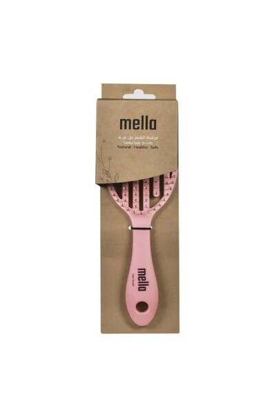 MELLA فرشاة الشعر شكل بيضاوي زهري - ميلا فرشاة الشعر شكل بيضاوي زهري - ميلا