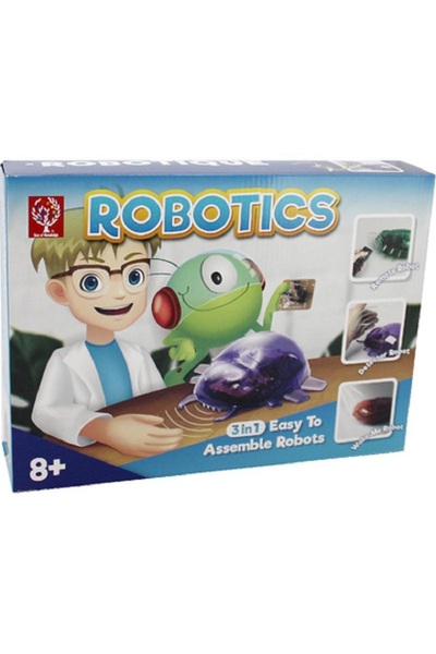 Edutoys Go Science Robotics - 3 أجهزة إلكترونية تعمل بواسطة روبوتات