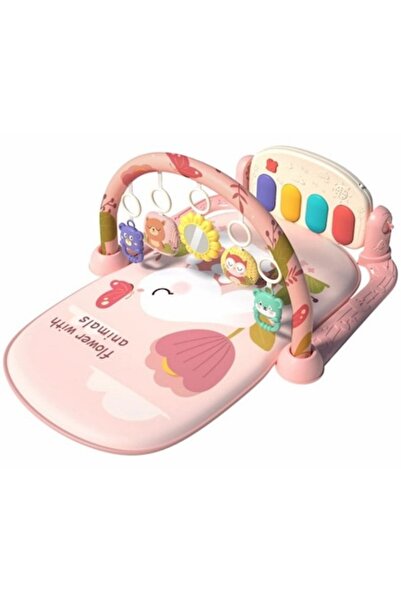 SOLTOY Centru de activitati cu pian 5 in 1 pentru dezvoltarea musculaturii pi...