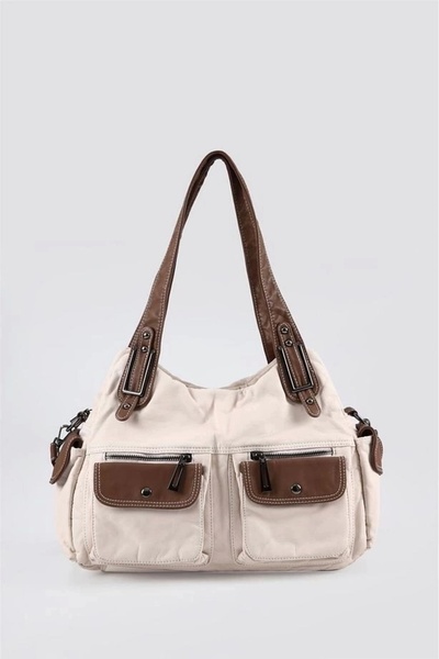 meSga butik Oten beige skin shoulder bag