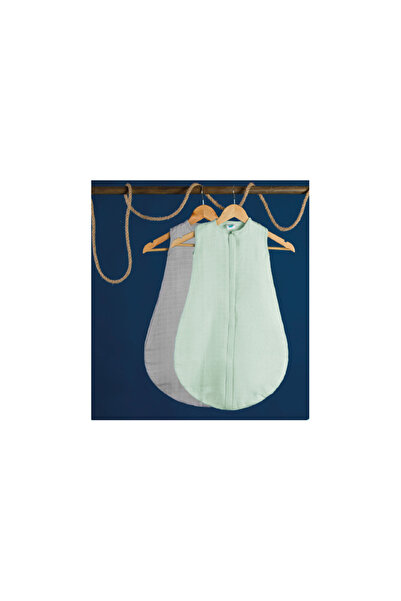 Fillikid Sac de dormit din muselină, mentă, 70 cm