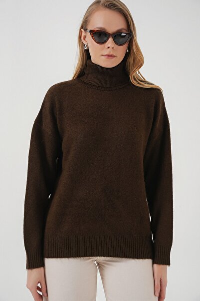 Hiccup Pulover cu guler înalt cu nervuri supradimensionat BDART