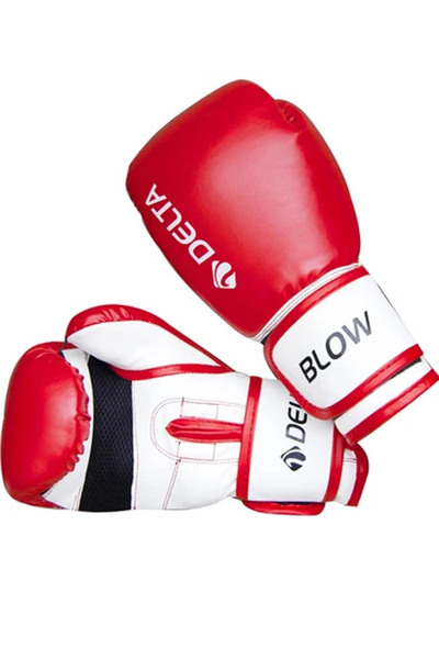 Delta Blow Red 12 oz Boxing Gloves – Kick Boxing, Muay Thai, Sparring Gloves for 78-90 kg Adult