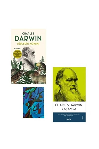 Alfa Yayınları Türlerin Kökeni - Yaşamım - (Not Defteri Hediye)