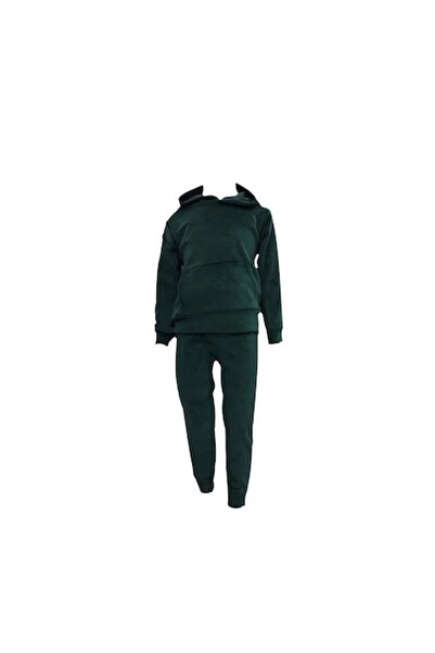 L-line fashion Children's velvet set, two pieces, dark green, 99-104 cm, 3-4 years