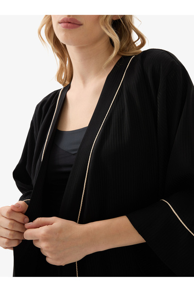 Blackspade Women's Dressing Gown 51908 - Black