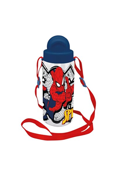 SPIDERMAN Tritan water bottle with drawstring, 500ml, Transparent,