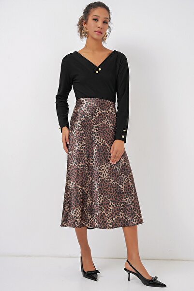 Hiccup Bdart Button Closure V Neck Long Sleeve Textured Bodysuit