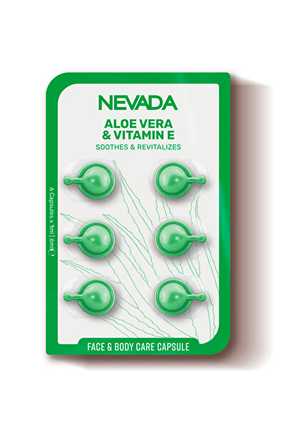 NEVADA كبسولات العناية بالبشرة بالصبار وفيتامين E من نيفادا ١ مل