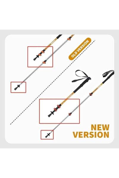 Naturehike ST01 3-Node 6061 AL Teleskopik Trekking Batonu 62-135 cm GOLD