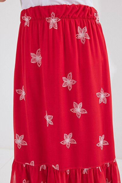 Hiccup Fusta maxi cu modele florale BDART